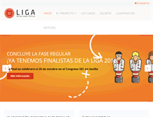 Tablet Screenshot of ligacasosclinicos.com